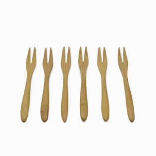 Set de tenedores en bambú