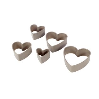 Set cortador de galletas corazon