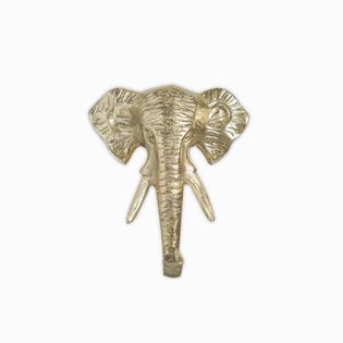 Gancho elefante dorado 13.5x5x16cm