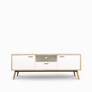 Consola massaro madera blanco 55x150x40
