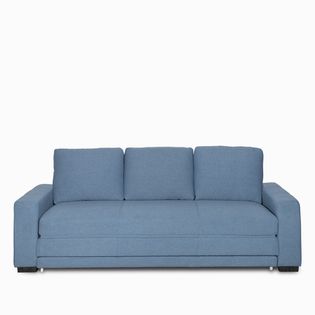 Sofacama base taylor azul 89x218x88
