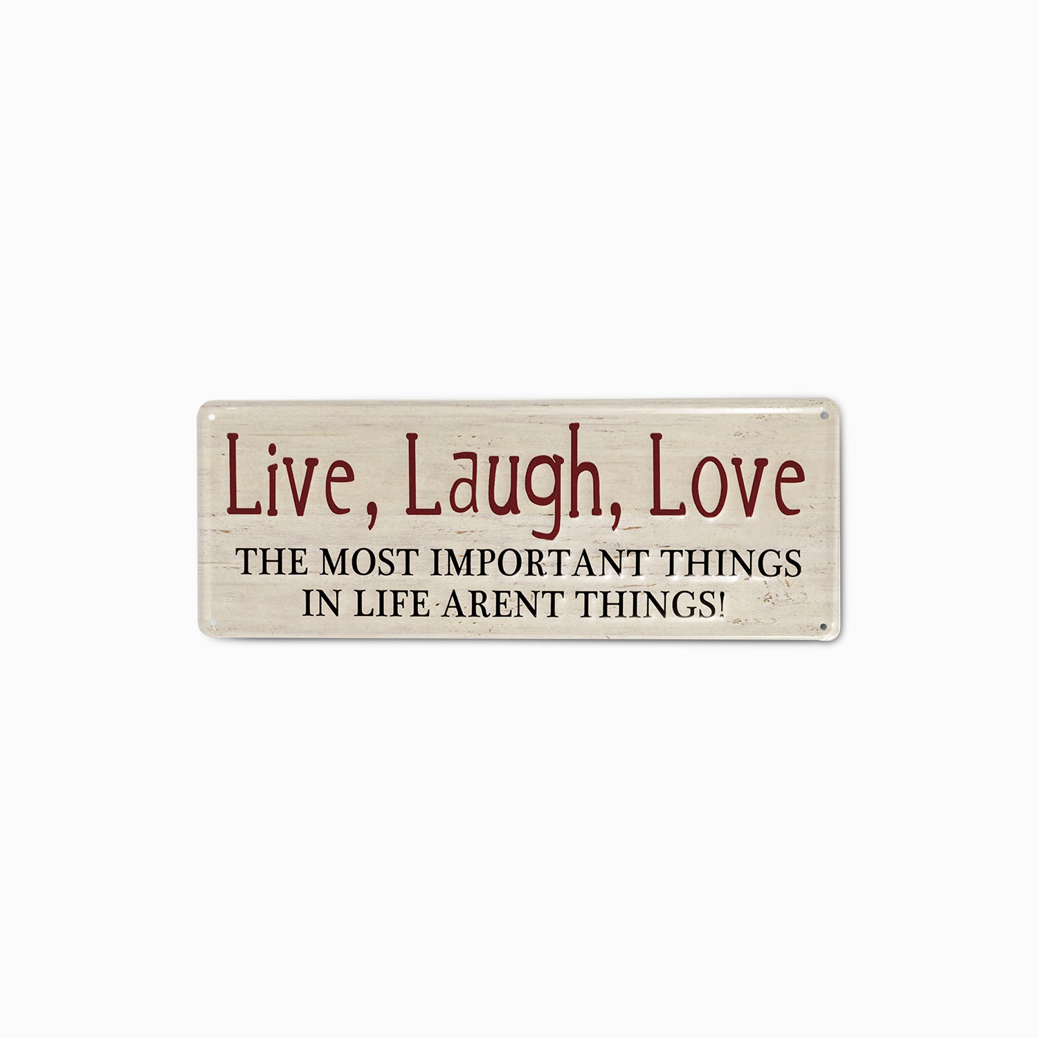 Aviso Live Laugh Love 40x15 Compra En Ambiente Gourmet