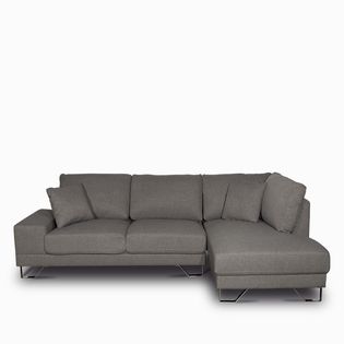 Sofa en l deco derecho gris